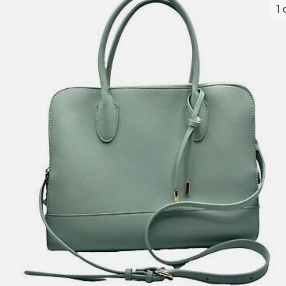 Urban Expressions Mint Green Crossbody Tote